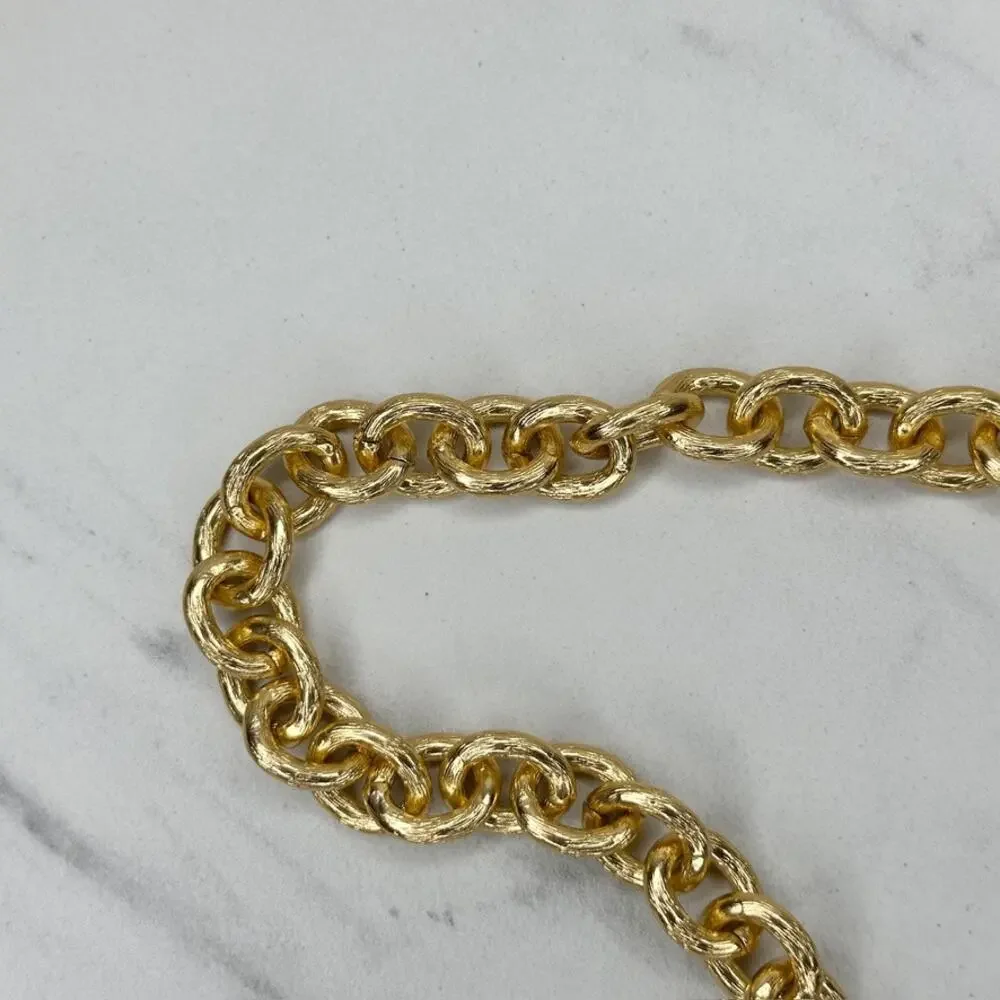 Draped Faux Pearl Gold Chain Belt Small/Medium (S/M) ✨